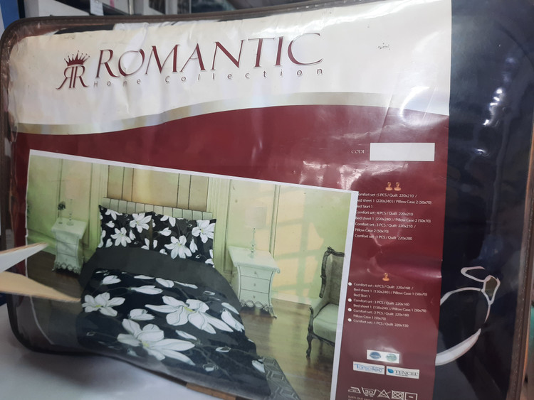 رو تختی برند رمانتیک دو نفره سه بعدی - کد 2163